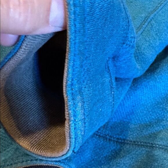 Tommy Bahama Men's Teal Zip-Up Sweater - Picture 3 of 7